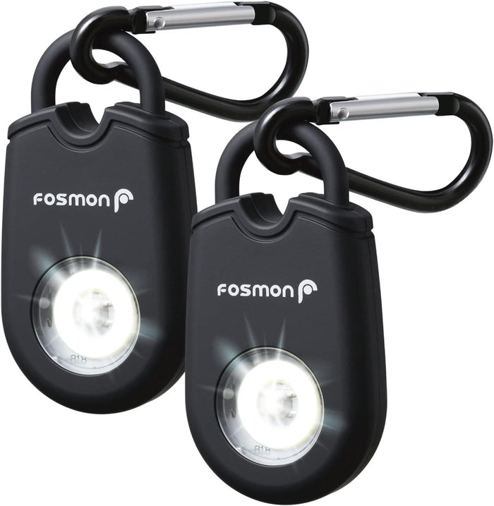 Personal Alarm for Women (2-Pack), Self Defense Protection Keychain Safety Sound Siren 125DB with Strobe Light LED Flashlight Carabiner, SOS Emergency Security Alert Device for Kids Elderly Men